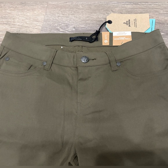 NWT. Prana. Briann Pant. Slate Green. Women’s Sz 6. - Picture 3 of 10